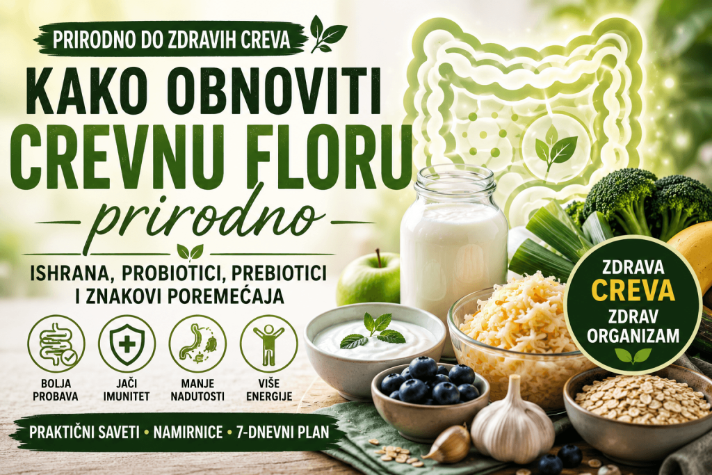 kako obnoviti crevnu floru